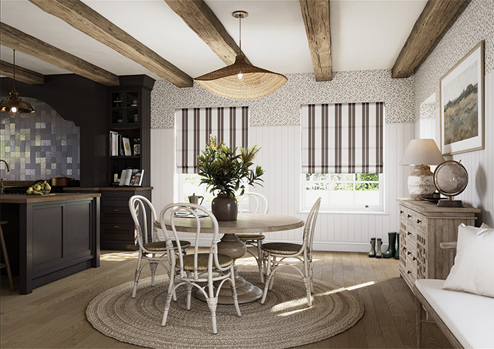 The British Stripe Co. Edward, Highlands No.1 - Roman Blind - Image 6
